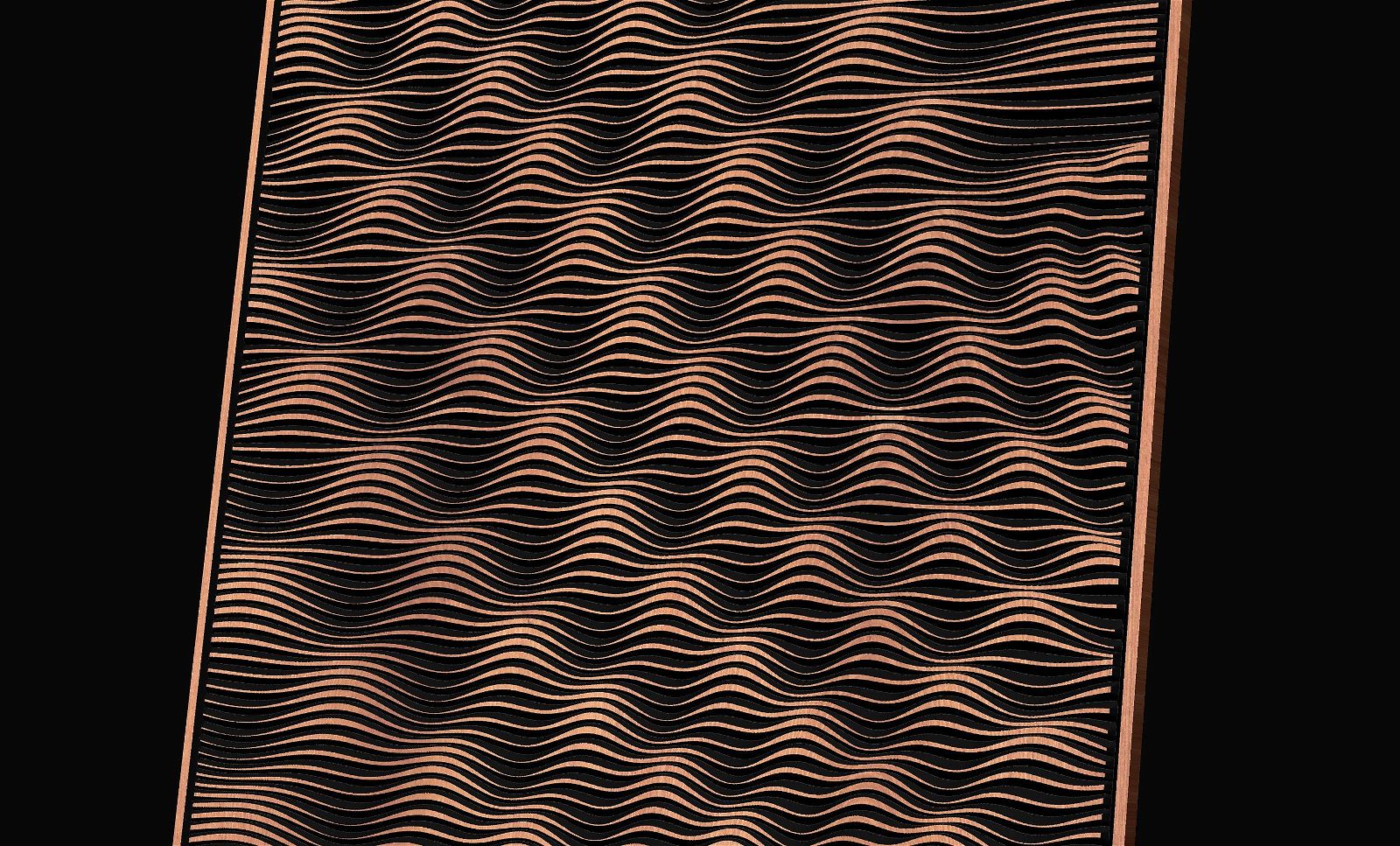 Flow3439 CNC V-Carve engraving file - Bonitum CNC Model Studio