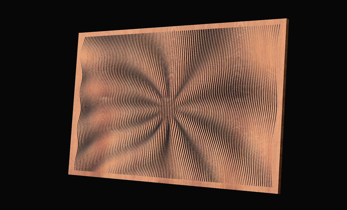 Flow6371 CNC V-Carve engraving file - Bonitum CNC Model Studio