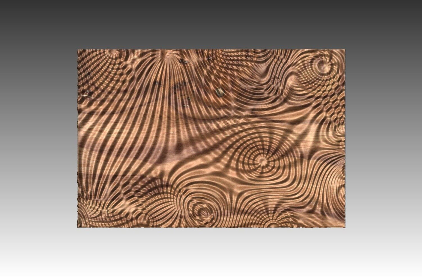 Flow 7692 Decorative abstract 3D relief op-art sculpture model for CNC machining - Bonitum CNC Model Studio