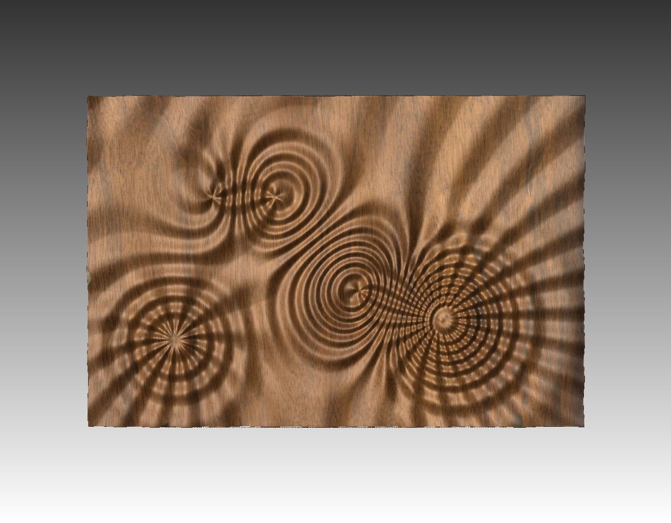 Flow 7717 Decorative abstract 3D relief model for CNC – Bonitum CNC ...