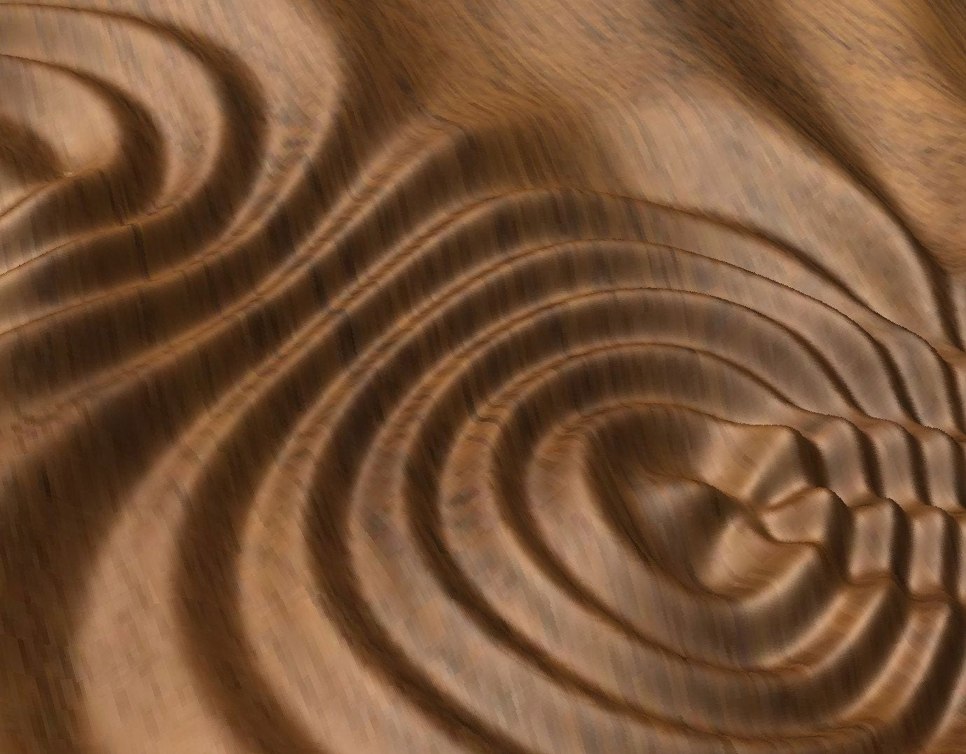 Flow 7717 Decorative abstract 3D relief sculpture model for CNC machining - Bonitum CNC Model Studio