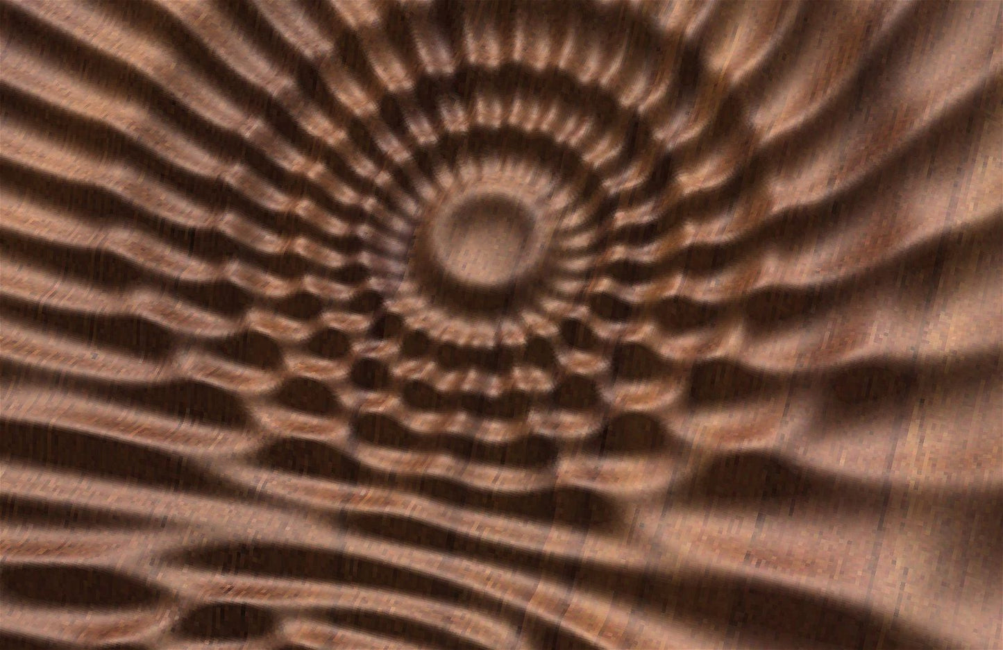 Flow 7720 Decorative abstract 3D relief op art sculpture model for CNC machining - Bonitum CNC Model Studio