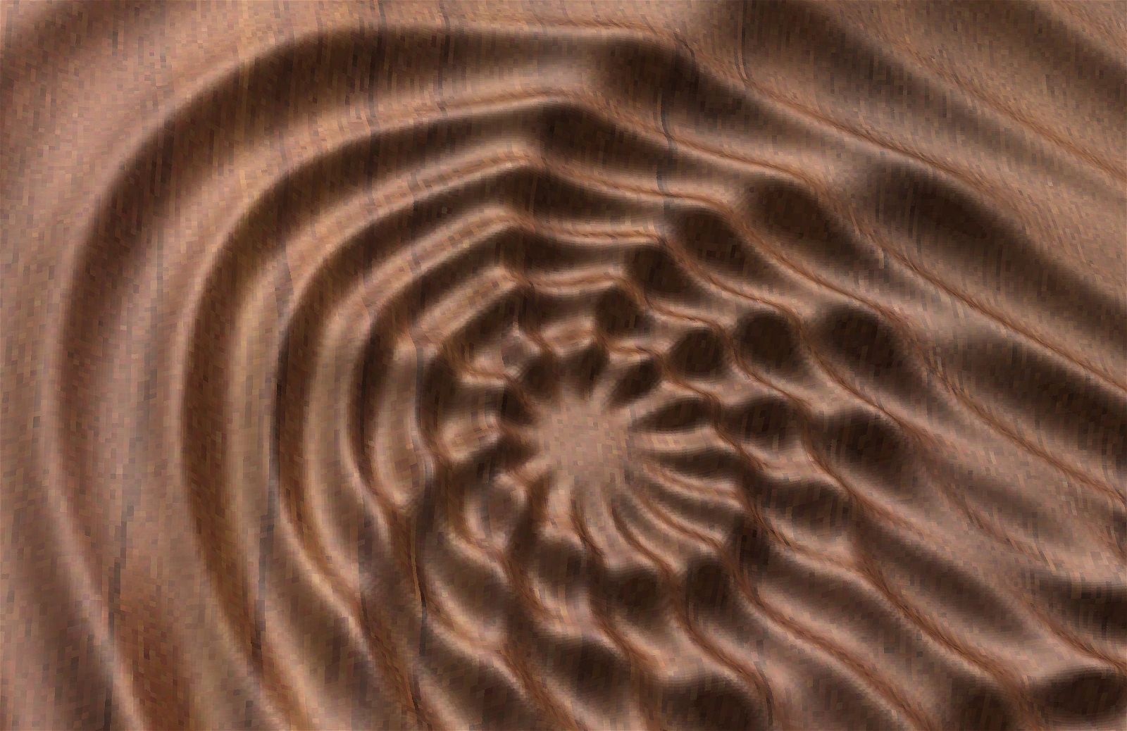 Flow 7720 Decorative abstract 3D relief op art sculpture model for CNC machining - Bonitum CNC Model Studio