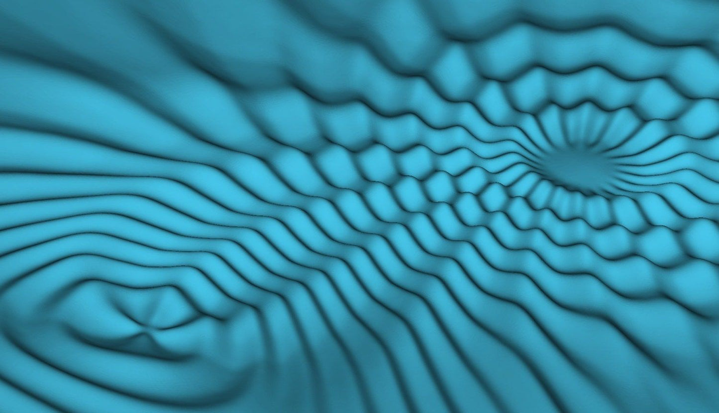 Flow 7793 Decorative abstract 3D relief op art sculpture model for CNC machining - Bonitum CNC Model Studio