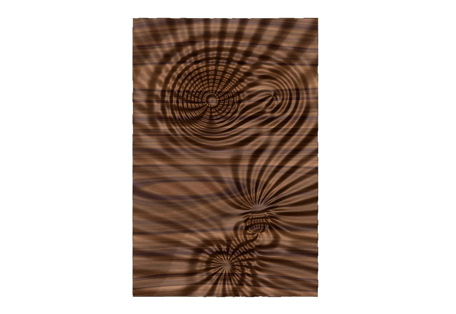 Flow 7794 Decorative abstract 3D relief op art sculpture model for CNC machining - Bonitum CNC Model Studio