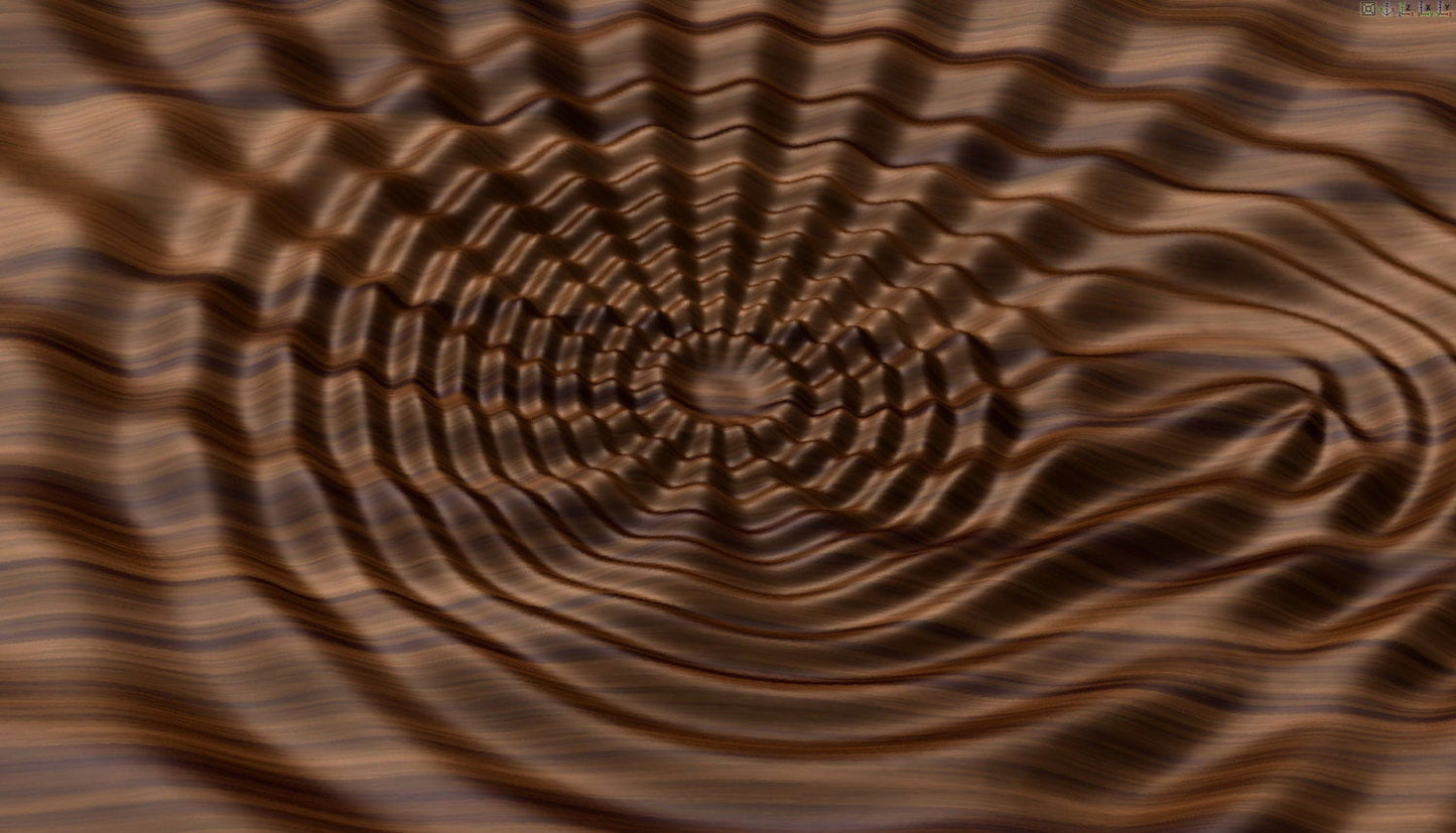 Flow 7794 Decorative abstract 3D relief op art sculpture model for CNC machining - Bonitum CNC Model Studio