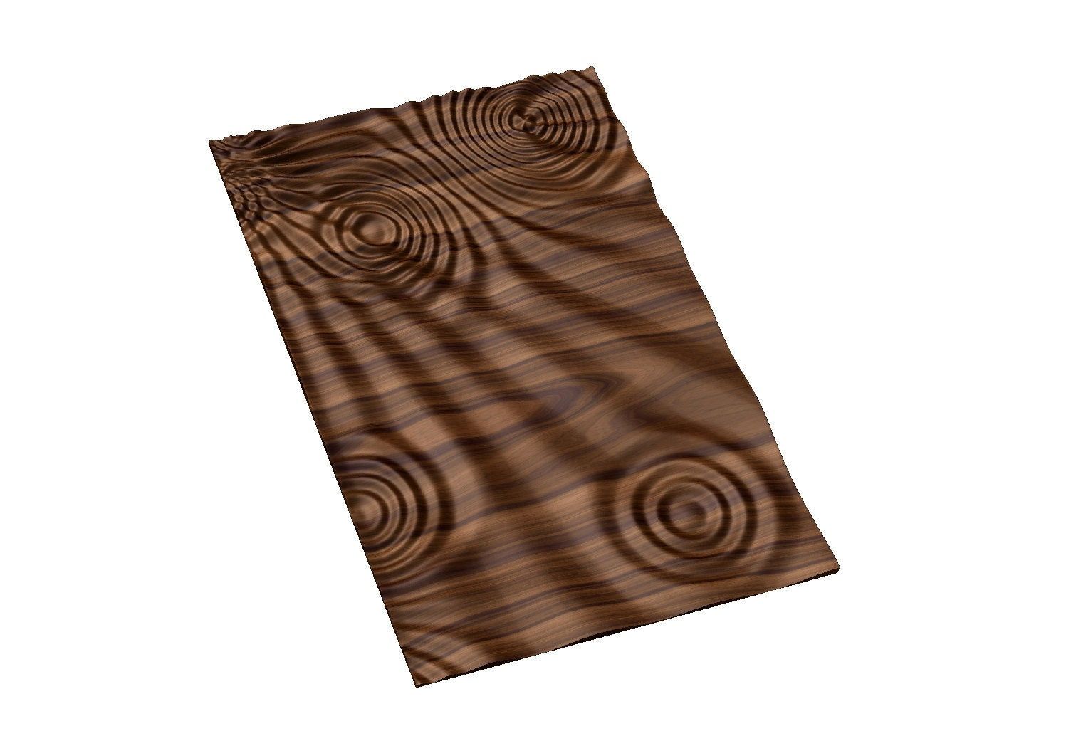 Flow 7795 Decorative abstract 3D relief op art sculpture model for CNC machining - Bonitum CNC Model Studio