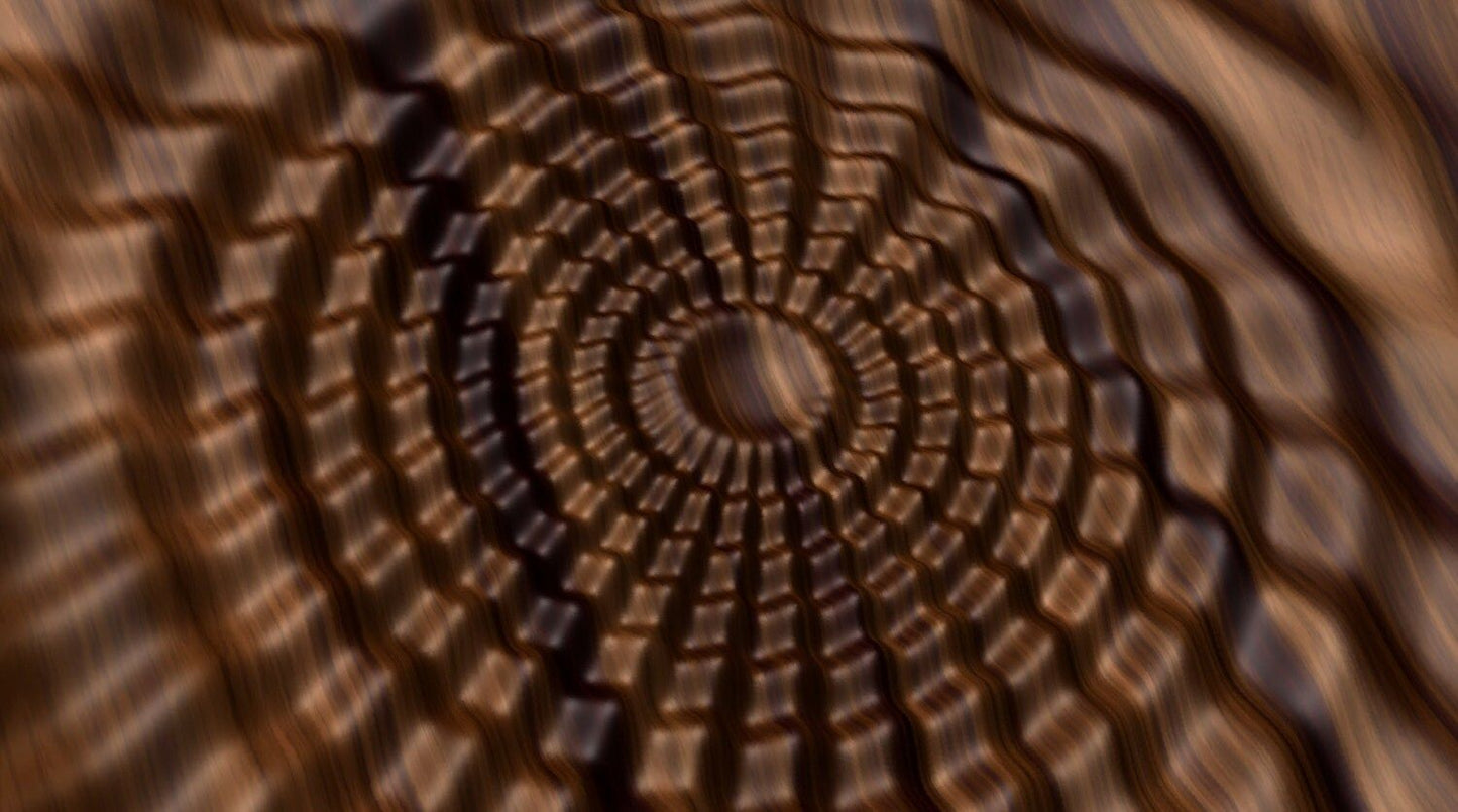 Flow 7796 Decorative abstract 3D relief op art sculpture model for CNC machining - Bonitum CNC Model Studio