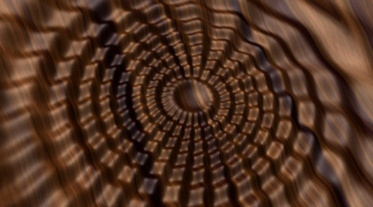 Flow 7796 Decorative abstract 3D relief op art sculpture model for CNC machining - Bonitum CNC Model Studio