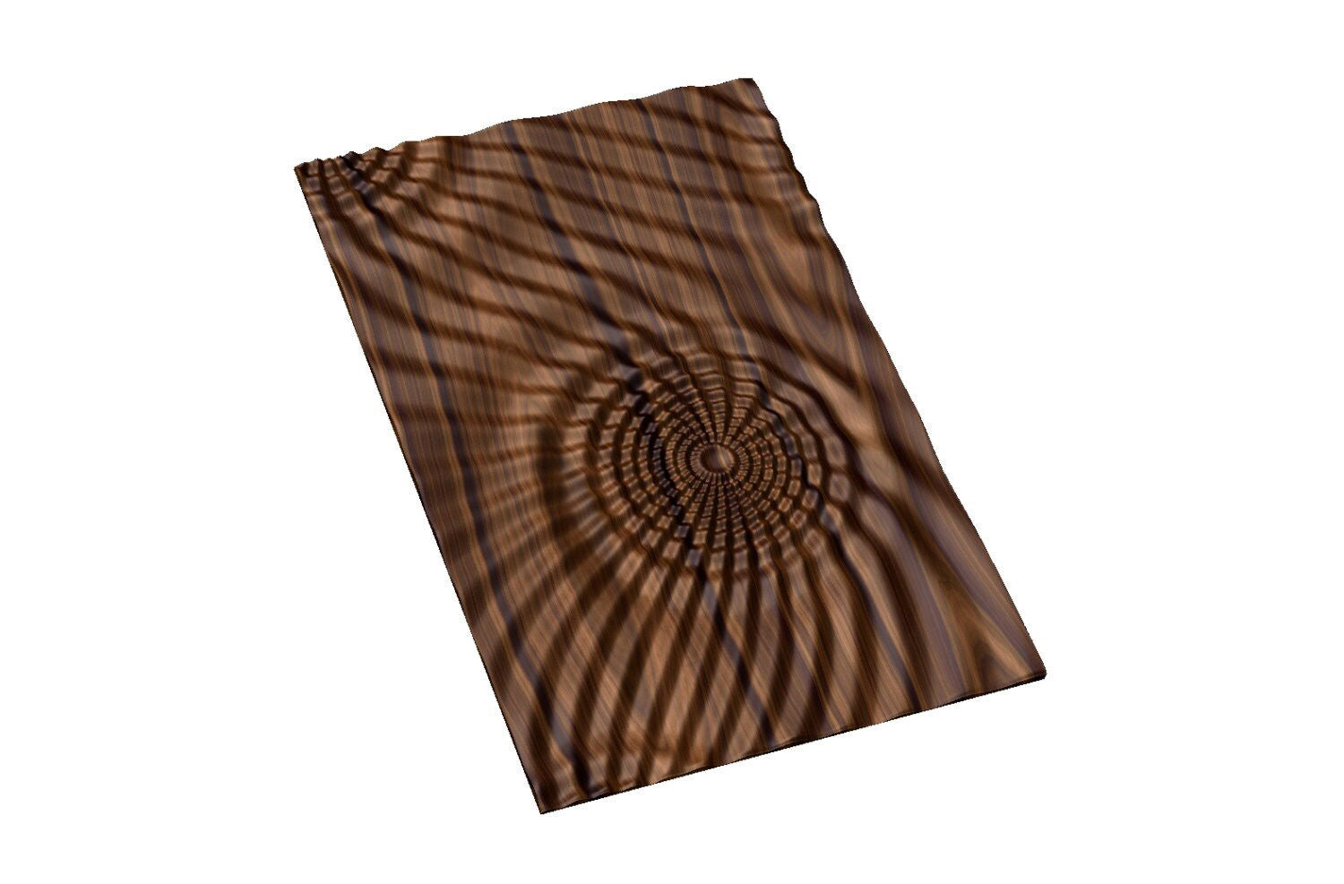 Flow 7796 Decorative abstract 3D relief op art sculpture model for CNC machining - Bonitum CNC Model Studio