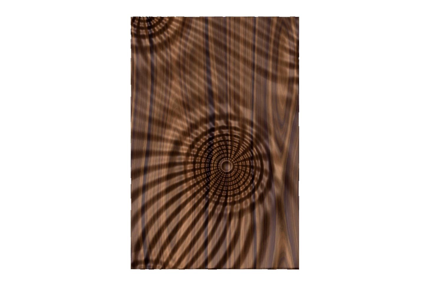 Flow 7796 Decorative abstract 3D relief op art sculpture model for CNC machining - Bonitum CNC Model Studio