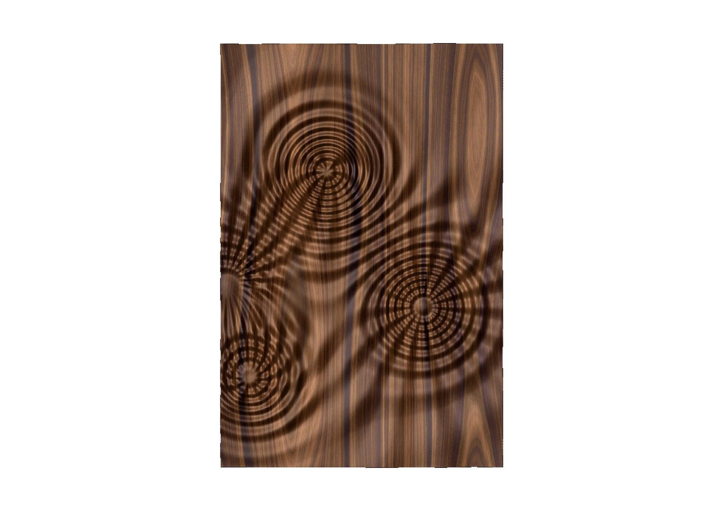 Flow 7797 Decorative abstract 3D relief op art sculpture model for CNC machining - Bonitum CNC Model Studio