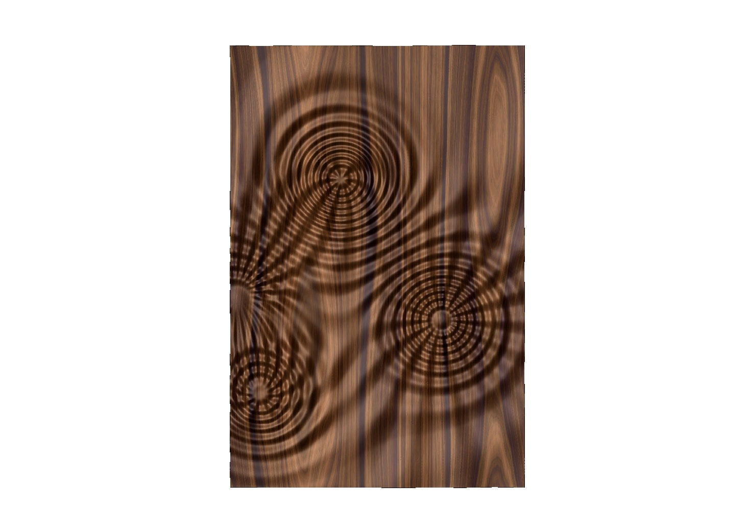 Flow 7797 Decorative abstract 3D relief op art sculpture model for CNC machining - Bonitum CNC Model Studio