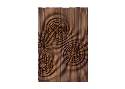 Flow 7797 Decorative abstract 3D relief op art sculpture model for CNC machining - Bonitum CNC Model Studio