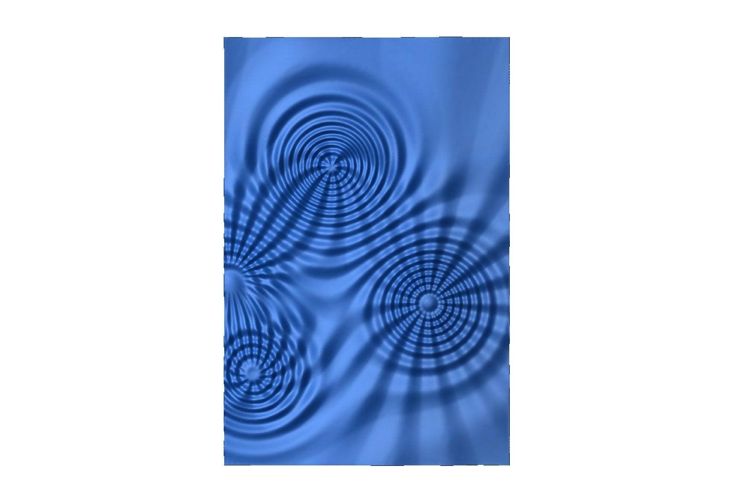 Flow 7797 Decorative abstract 3D relief op art sculpture model for CNC machining - Bonitum CNC Model Studio