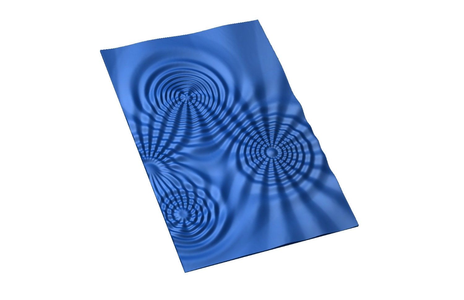 Flow 7797 Decorative abstract 3D relief op art sculpture model for CNC machining - Bonitum CNC Model Studio