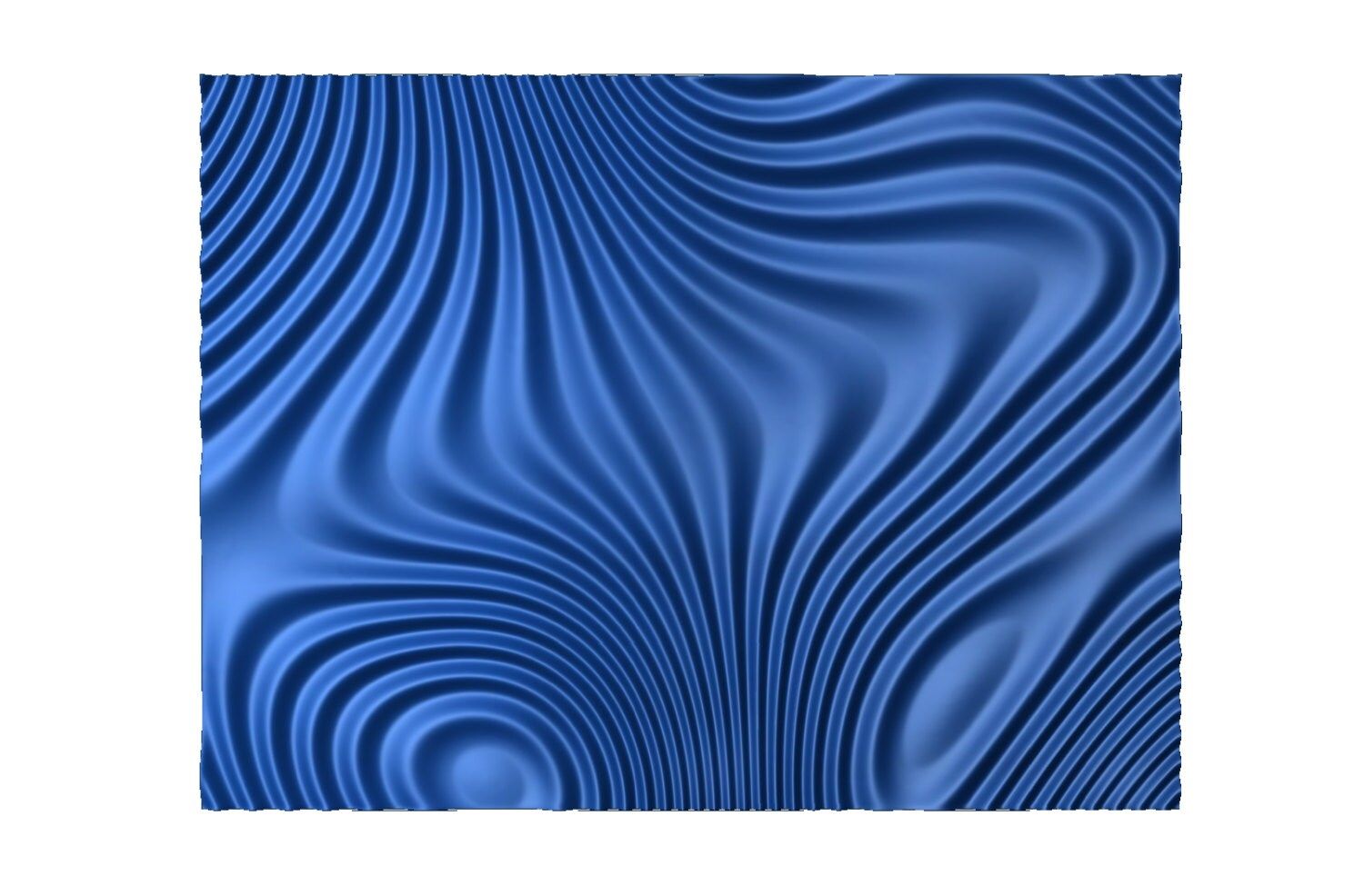 Flow 7798 Decorative abstract 3D relief op art sculpture model for CNC machining - Bonitum CNC Model Studio