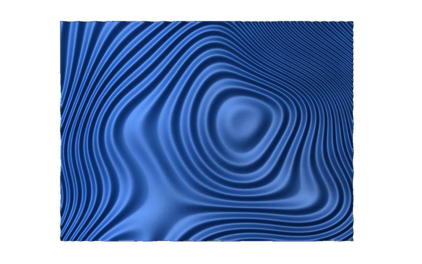 Flow 7799 Decorative abstract 3D relief op art sculpture model for CNC machining - Bonitum CNC Model Studio