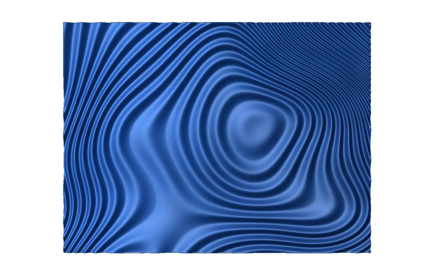 Flow 7799 Decorative abstract 3D relief op art sculpture model for CNC machining - Bonitum CNC Model Studio