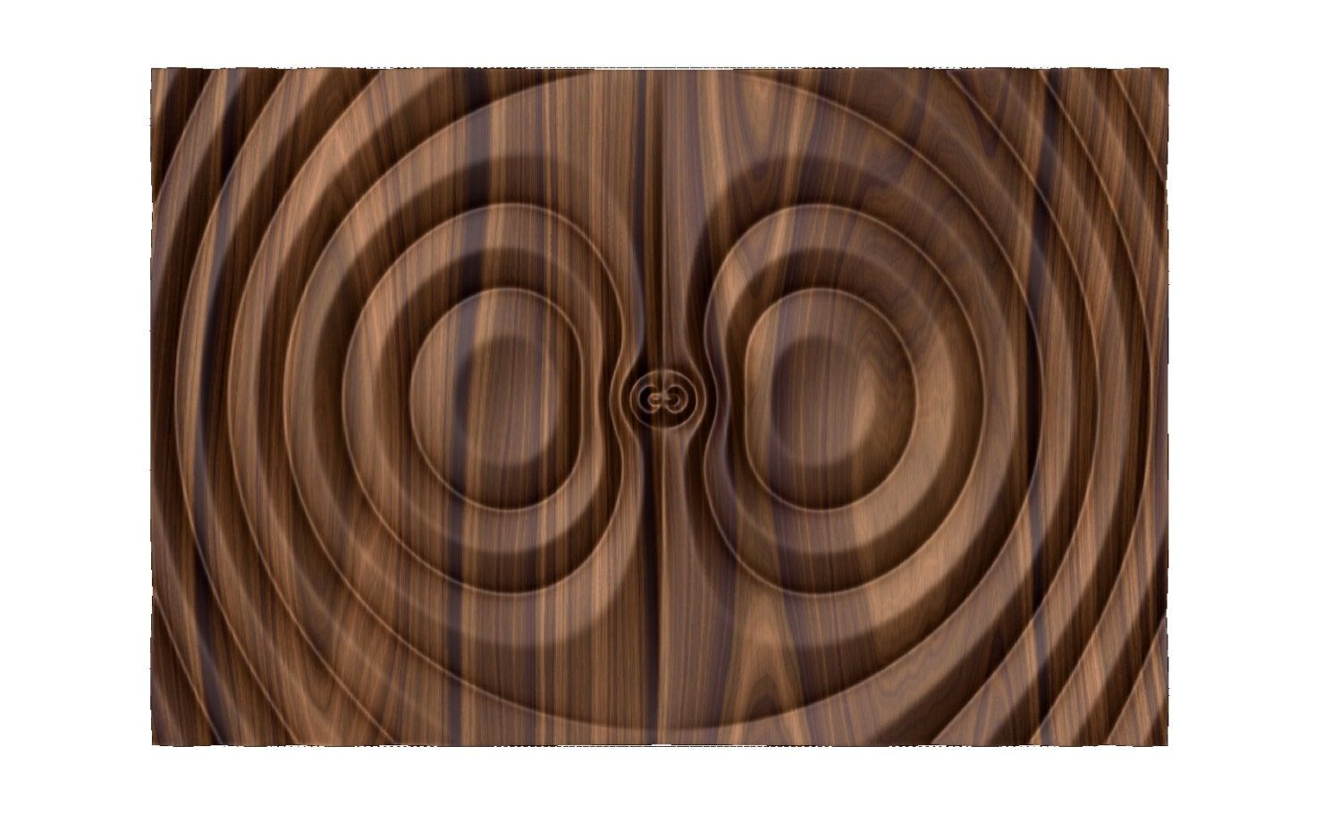 Flow 7800 Decorative abstract 3D relief op art sculpture model for CNC machining - Bonitum CNC Model Studio