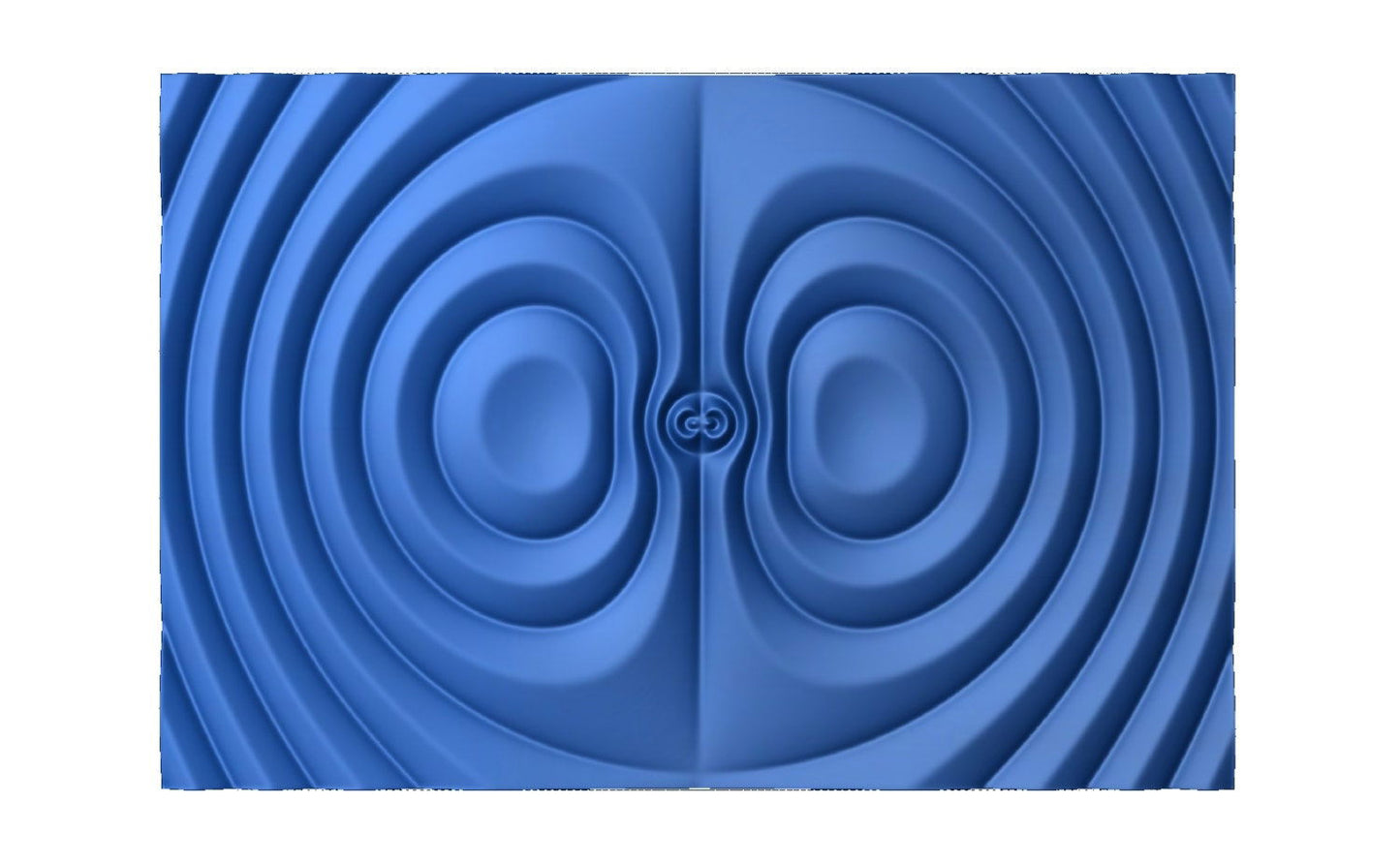 Flow 7800 Decorative abstract 3D relief op art sculpture model for CNC machining - Bonitum CNC Model Studio