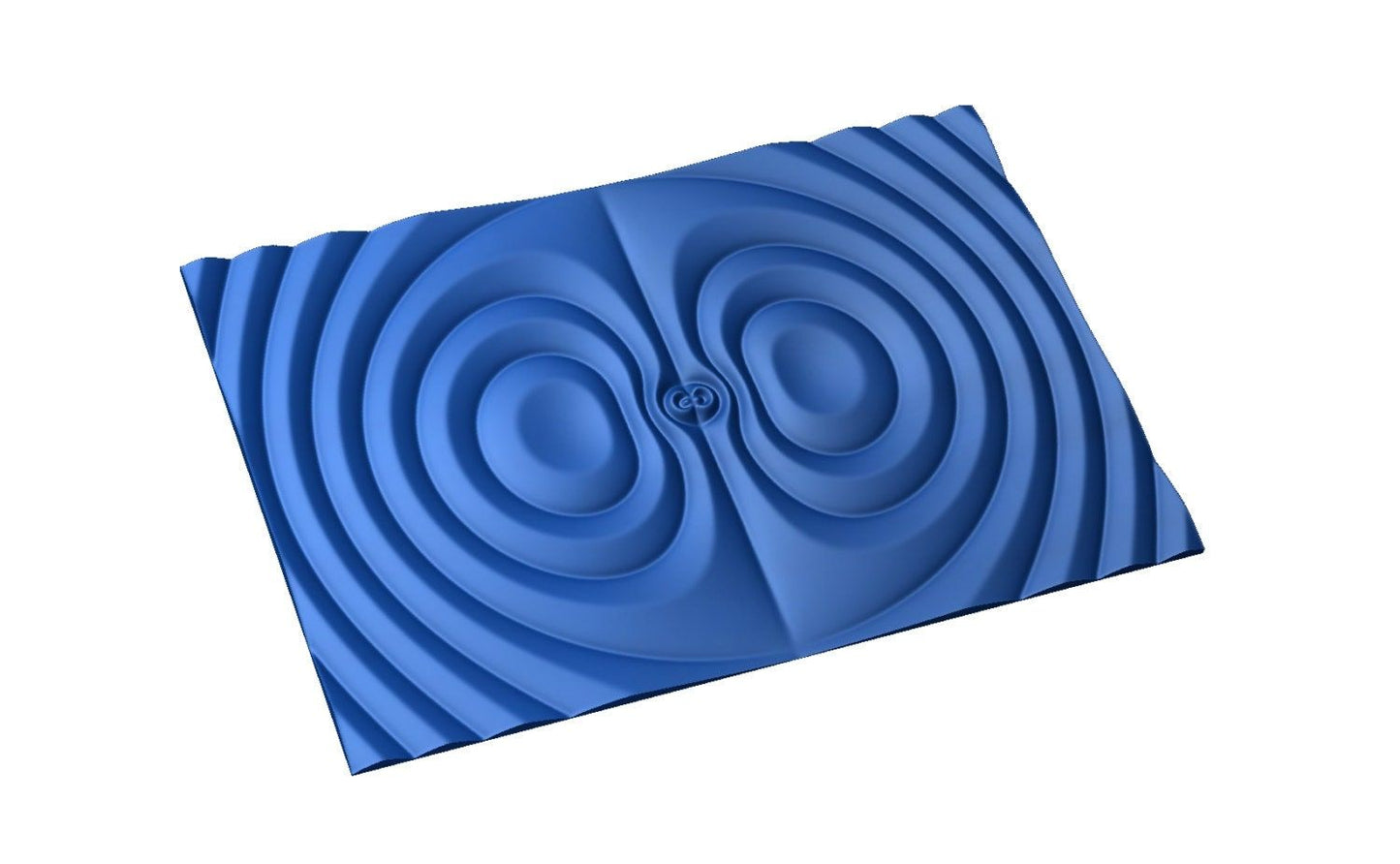 Flow 7800 Decorative abstract 3D relief op art sculpture model for CNC machining - Bonitum CNC Model Studio