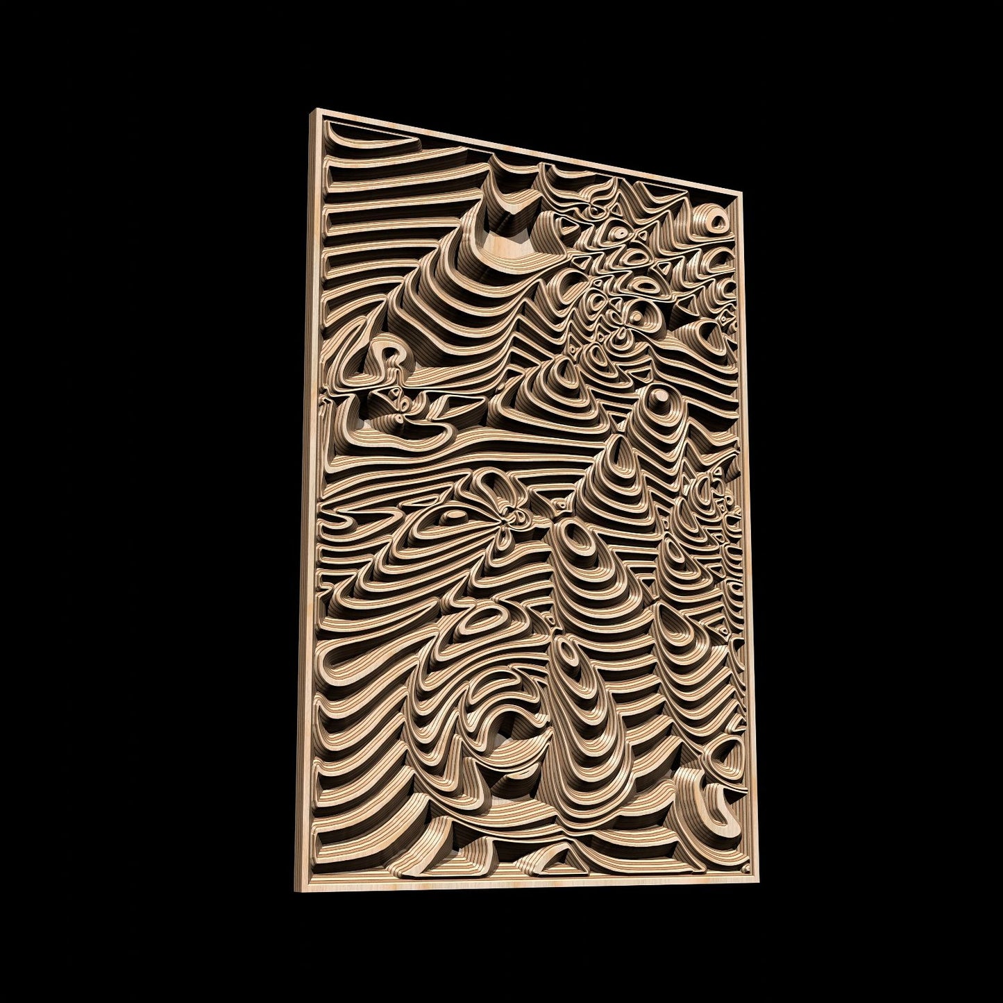 GM4135050020 Vector file for V- bit carving - Bonitum CNC Model Studio