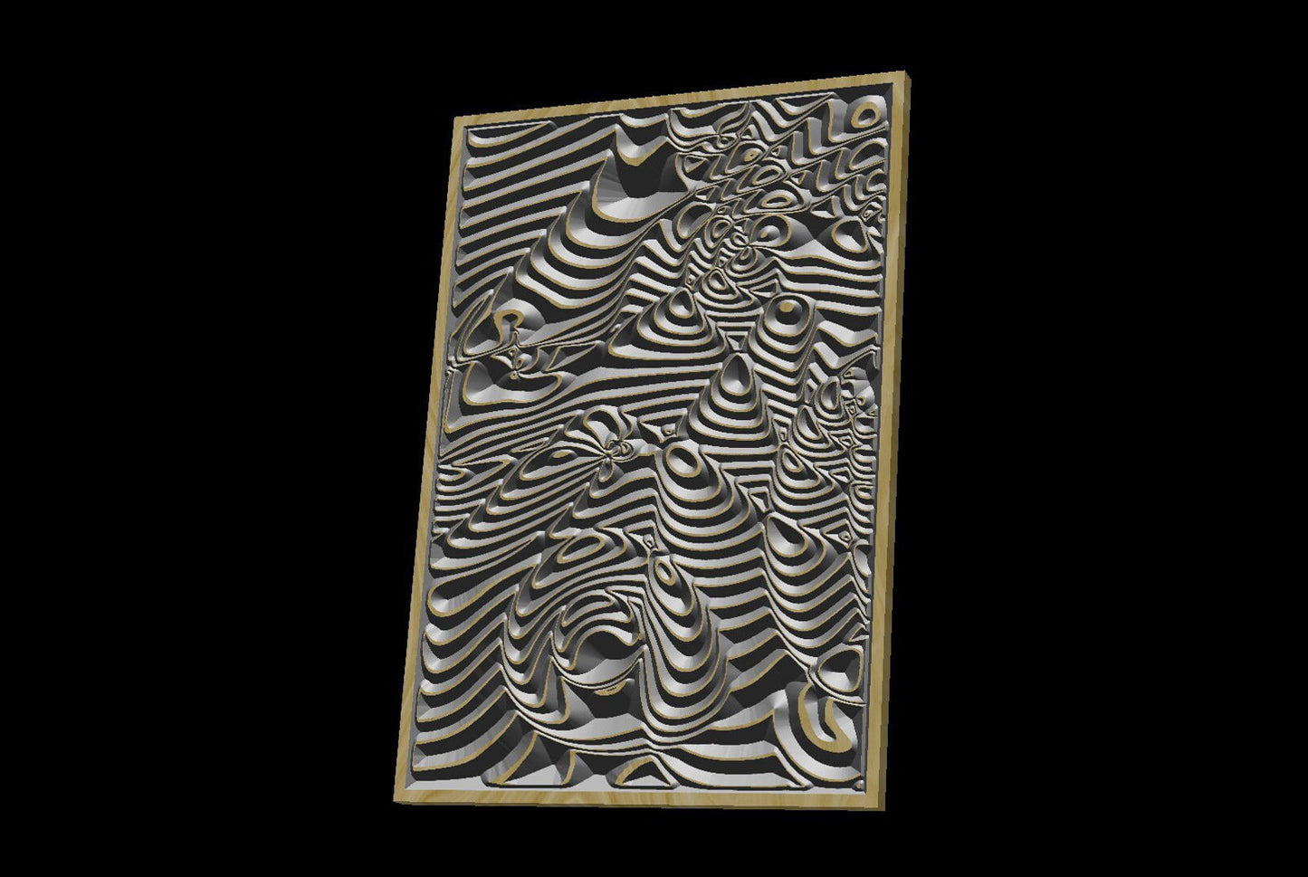 GM4135050020 Vector file for V- bit carving - Bonitum CNC Model Studio