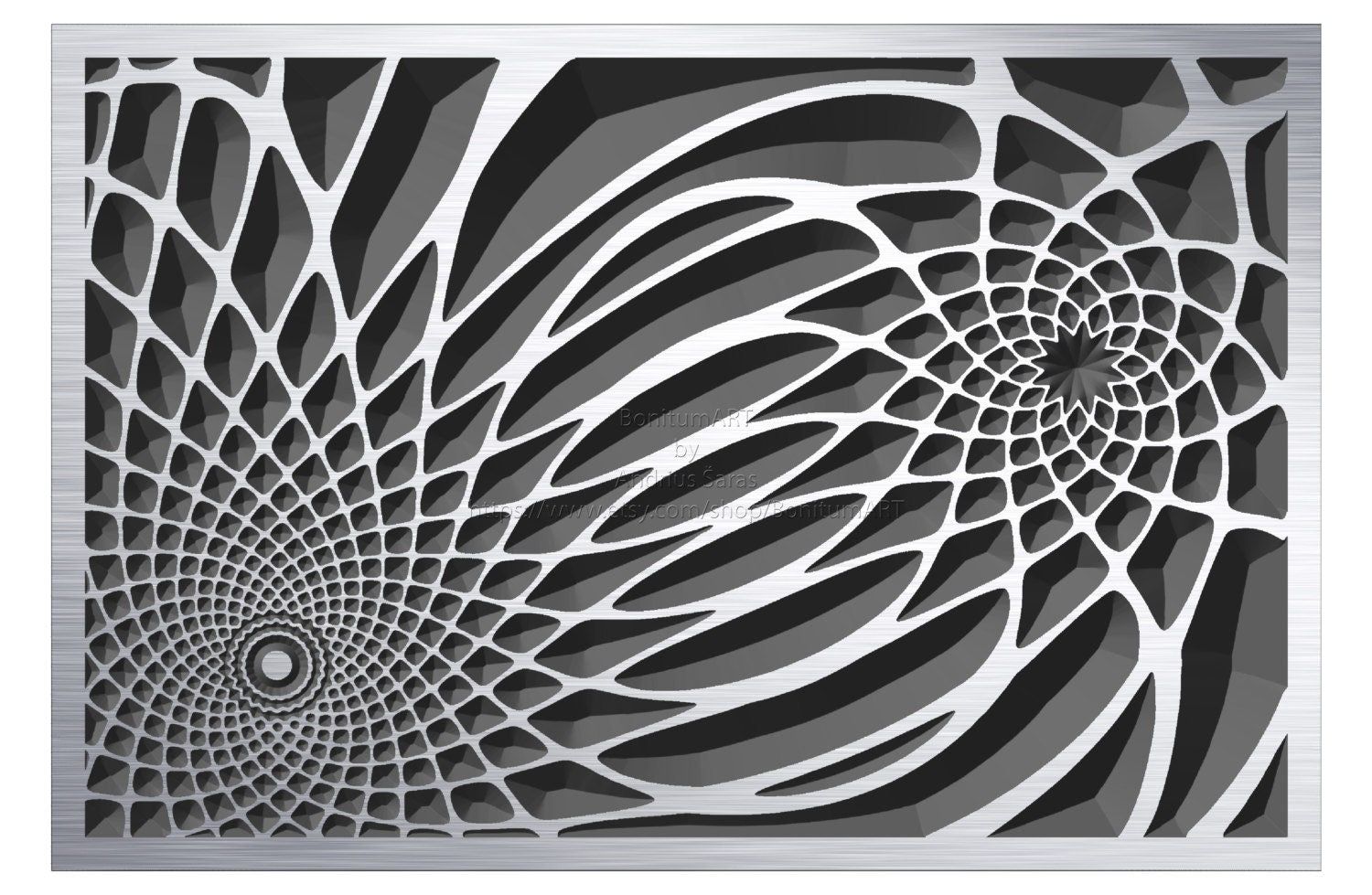 GROCK1 Vector file for V- bit carving - Bonitum CNC Model Studio