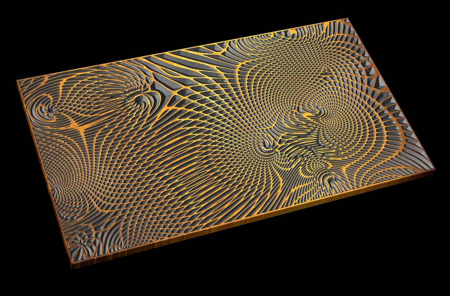 GROCK6 Vector file for V- bit carving - Bonitum CNC Model Studio