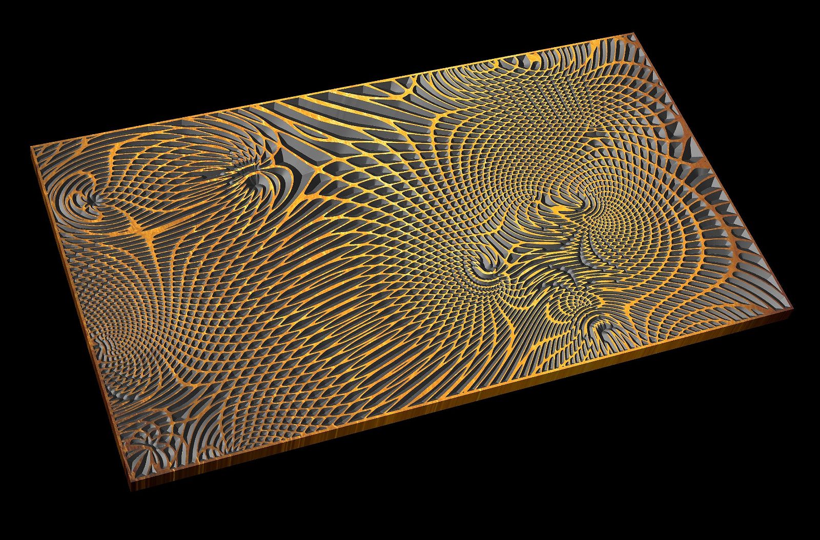 GROCK6 Vector file for V- bit carving - Bonitum CNC Model Studio