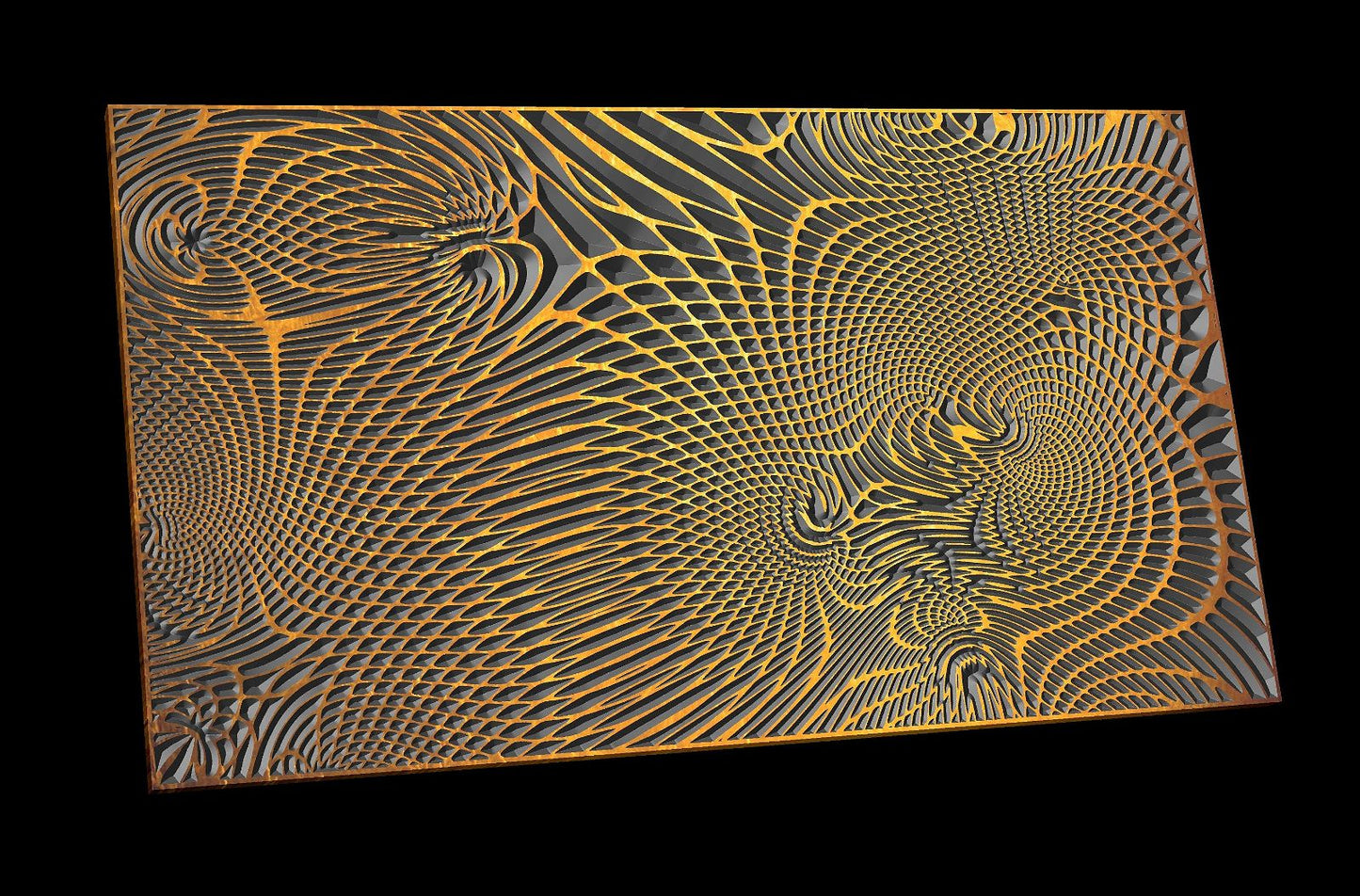 GROCK6 Vector file for V- bit carving - Bonitum CNC Model Studio