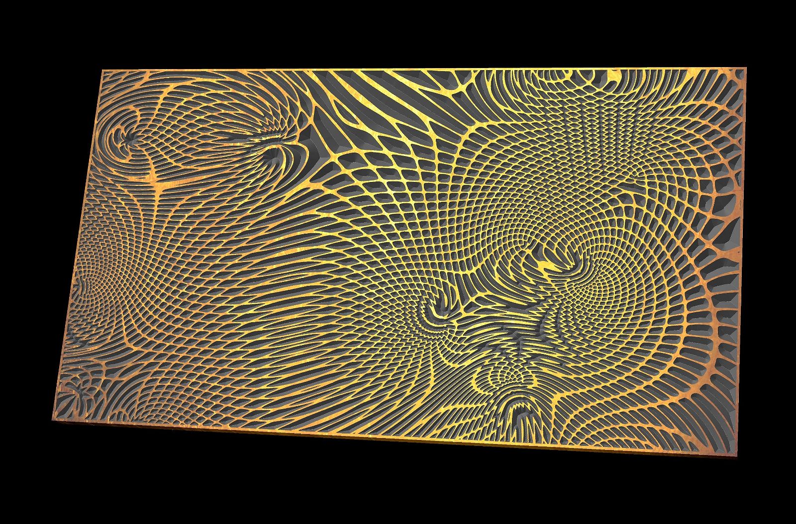 GROCK6 Vector file for V- bit carving - Bonitum CNC Model Studio