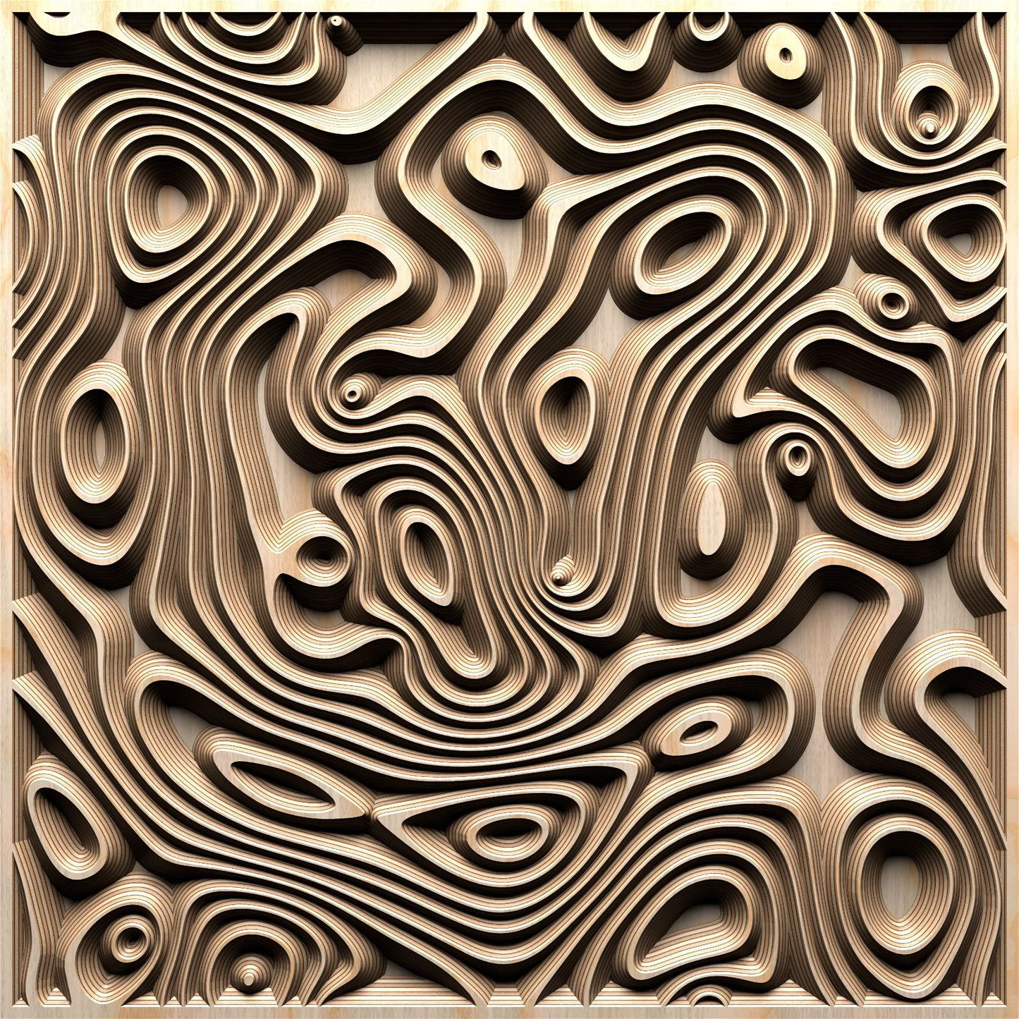 GW22 seamless molten lava texture pattern - Bonitum CNC Model Studio