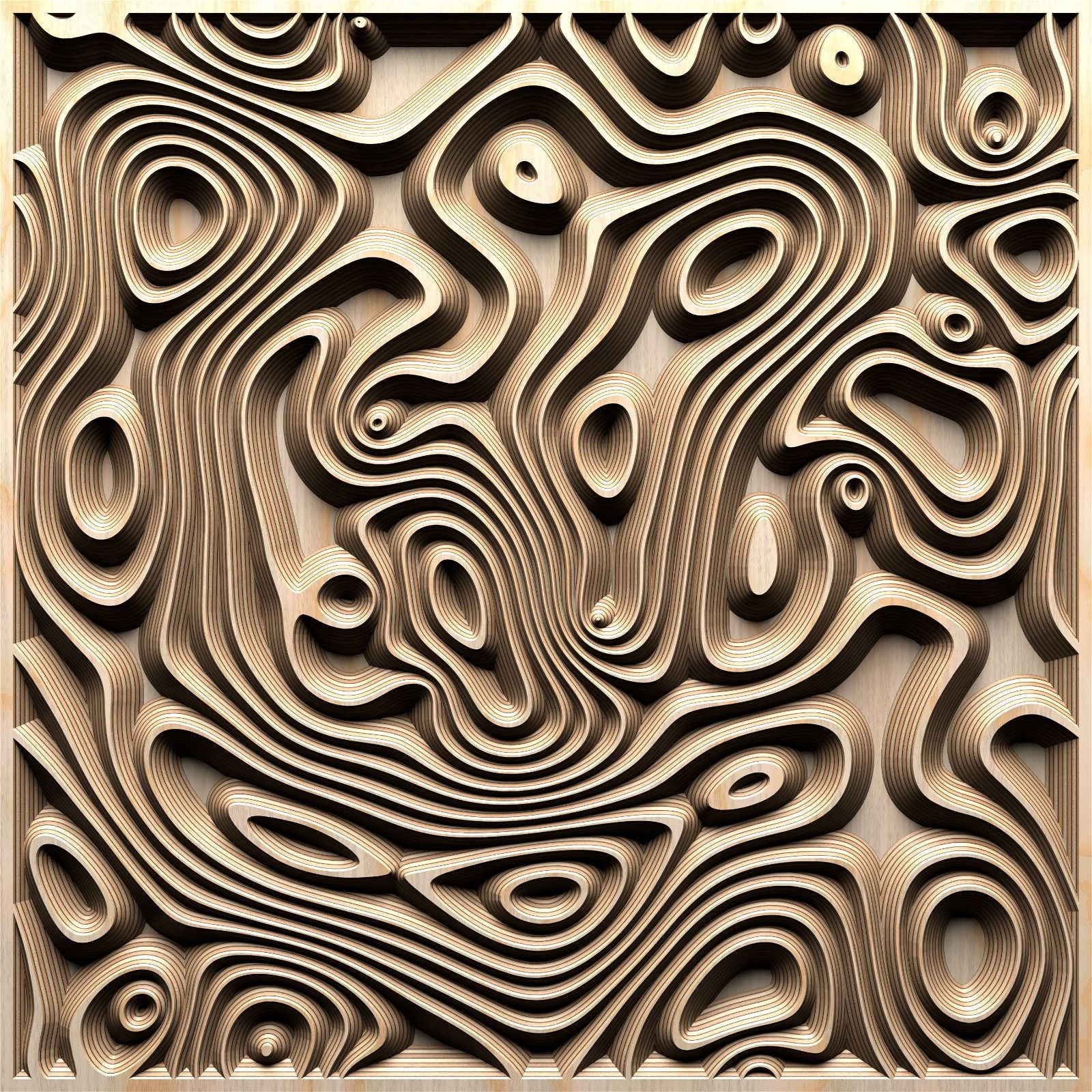 GW22 seamless molten lava texture pattern - Bonitum CNC Model Studio