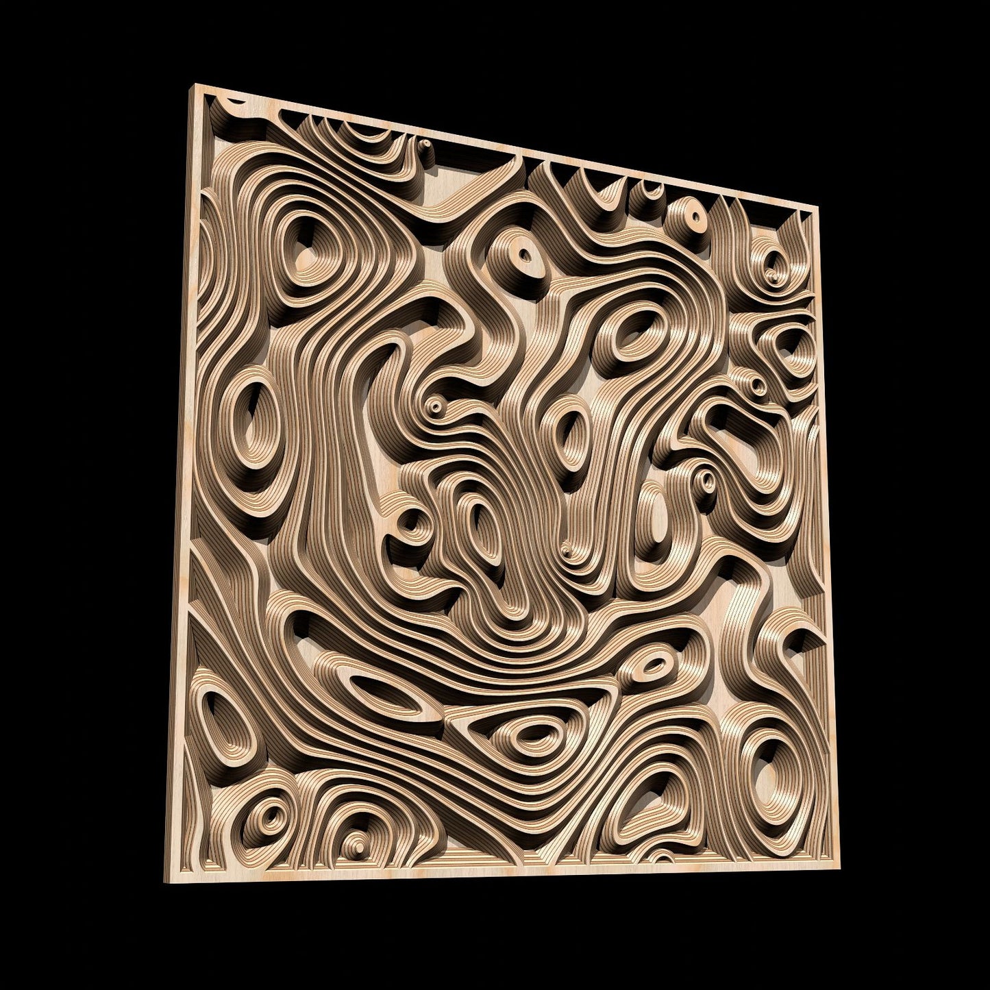 GW22 seamless molten lava texture pattern - Bonitum CNC Model Studio