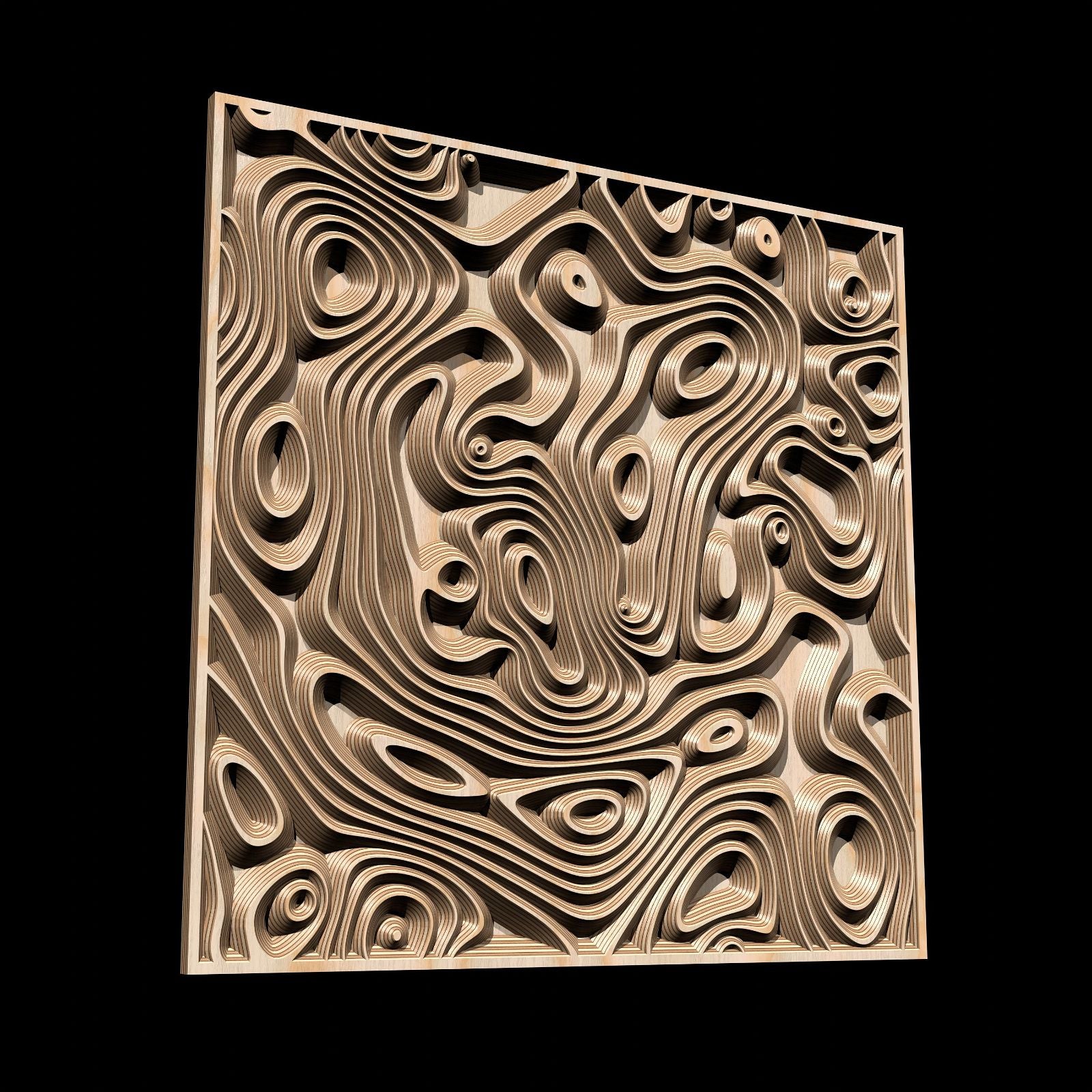 GW22 seamless molten lava texture pattern - Bonitum CNC Model Studio