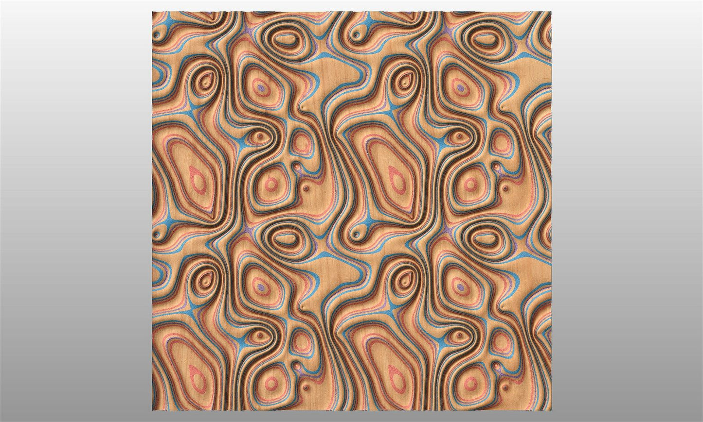 GW330 tileable molten lava 3d texture pattern - Bonitum CNC Model Studio