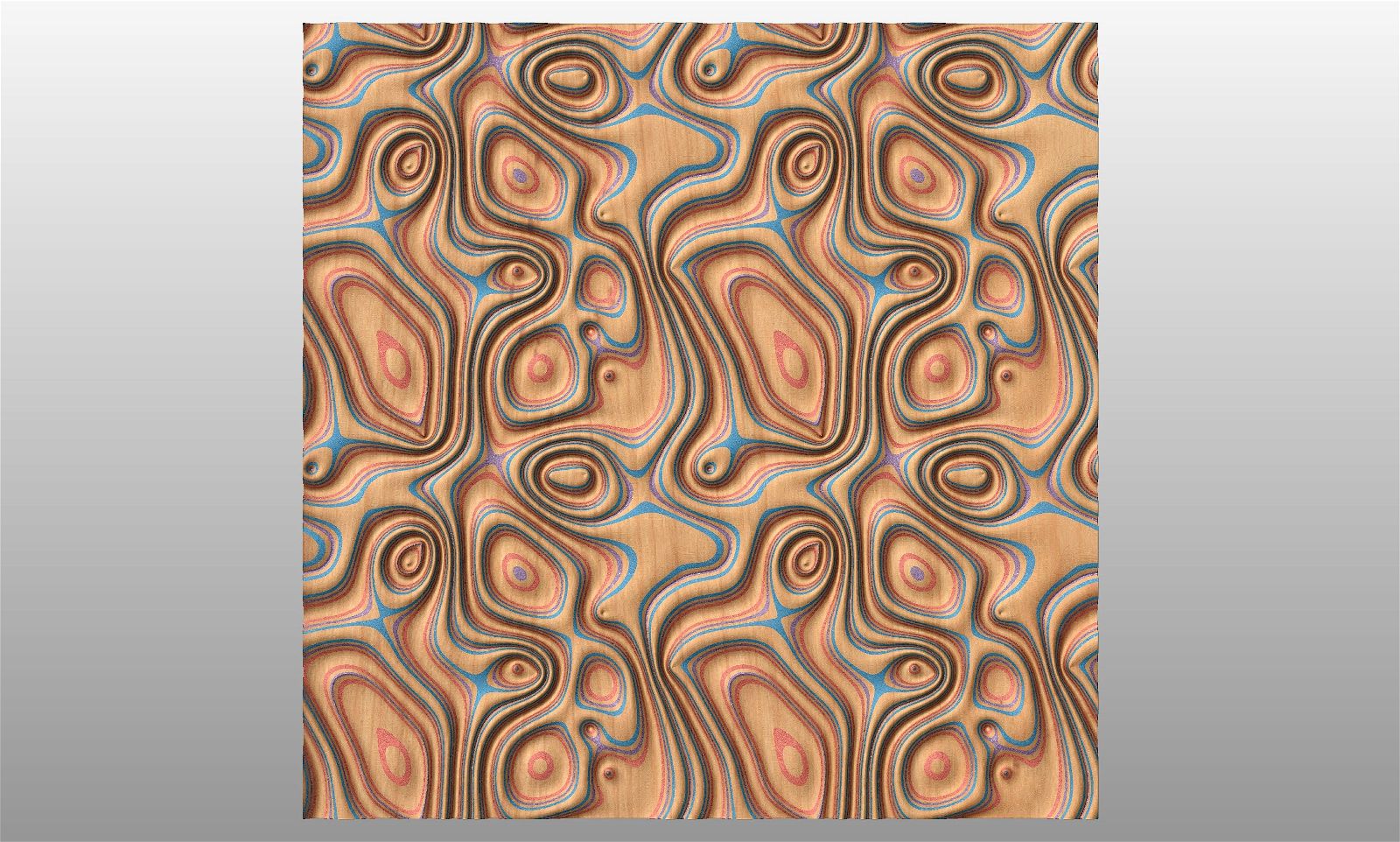 GW330 tileable molten lava 3d texture pattern - Bonitum CNC Model Studio