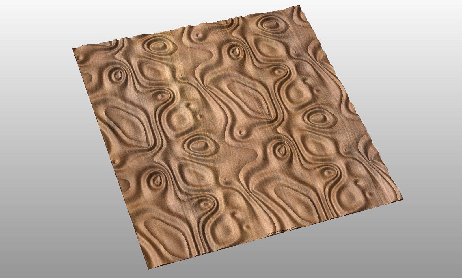 GW330 tileable molten lava 3d texture pattern - Bonitum CNC Model Studio