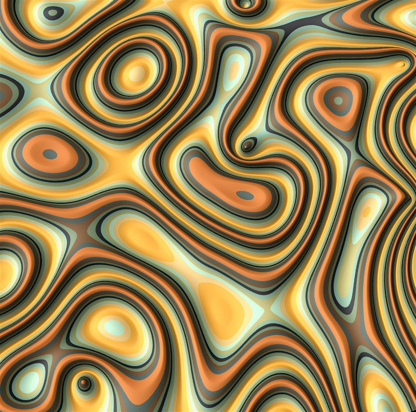 GW36 tileable molten lava 3d texture pattern - Bonitum CNC Model Studio