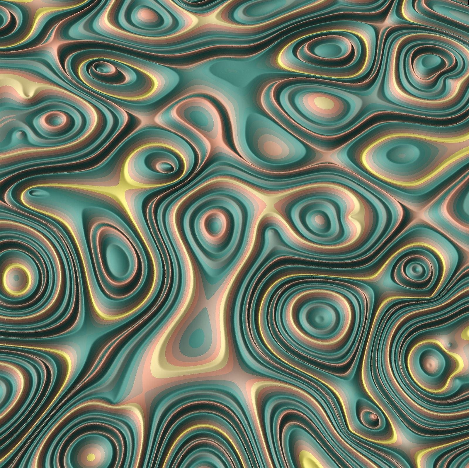 GW4 tileable molten lava 3d texture pattern - Bonitum CNC Model Studio