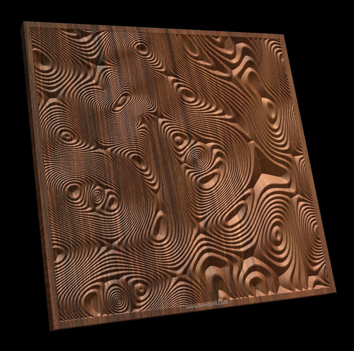 GW55 seamless molten lava texture pattern - Bonitum CNC Model Studio