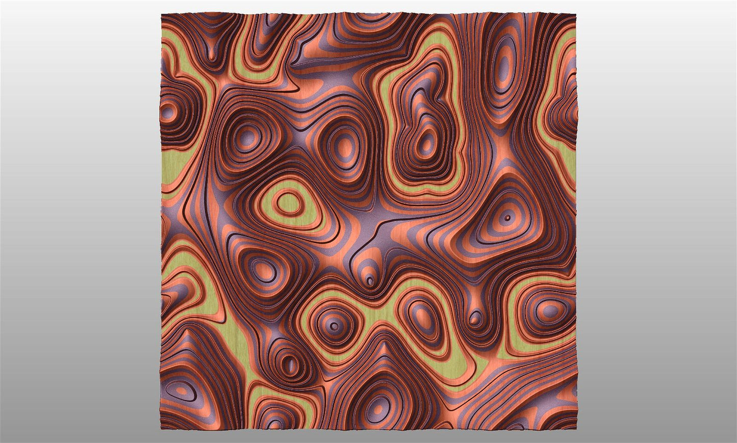 GW69 tileable molten lava 3d texture pattern - Bonitum CNC Model Studio