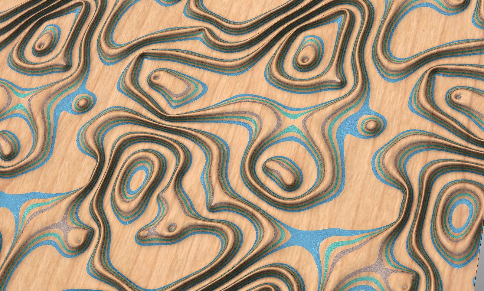 GW70137 tileable molten lava 3d texture pattern - Bonitum CNC Model Studio