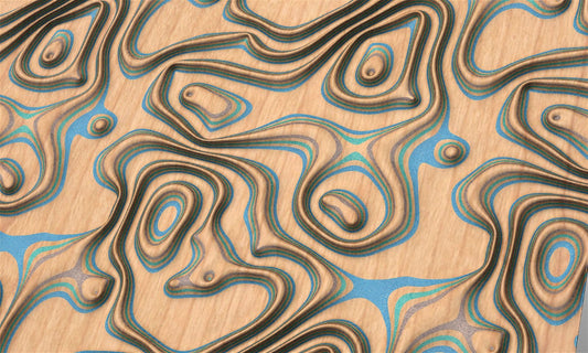 GW70137 tileable molten lava 3d texture pattern - Bonitum CNC Model Studio