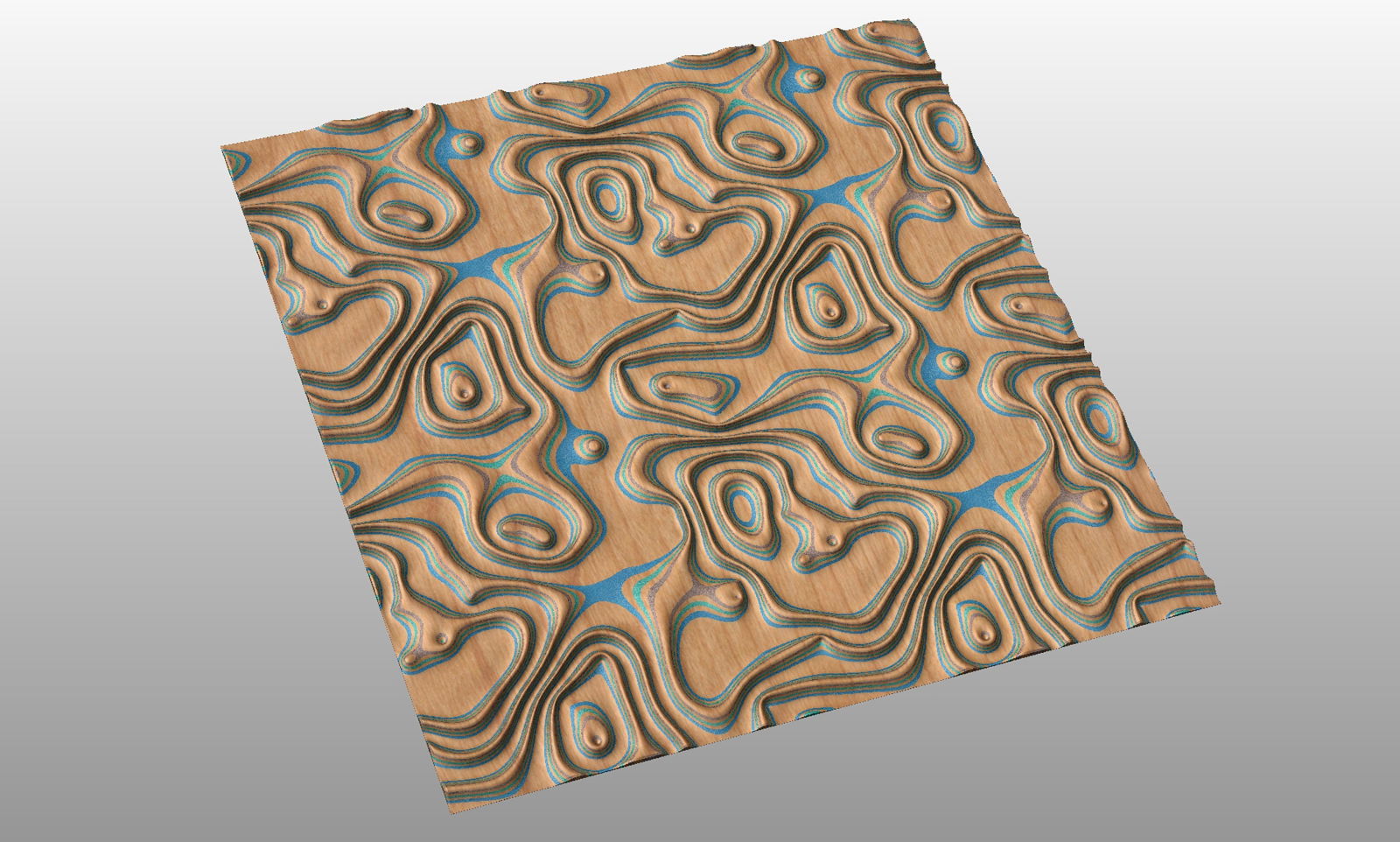 GW70137 tileable molten lava 3d texture pattern - Bonitum CNC Model Studio