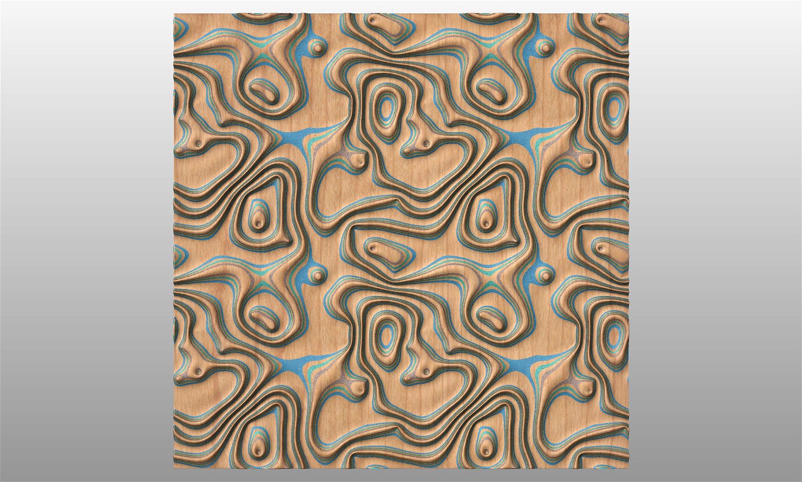 GW70137 tileable molten lava 3d texture pattern - Bonitum CNC Model Studio