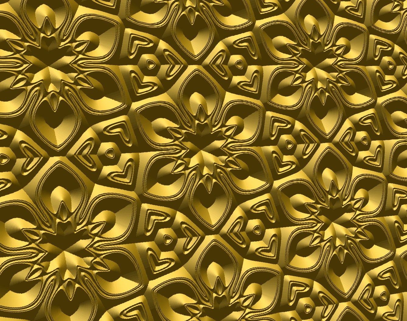 HEX1-2 Seamless Floral Pattern - Bonitum CNC Model Studio