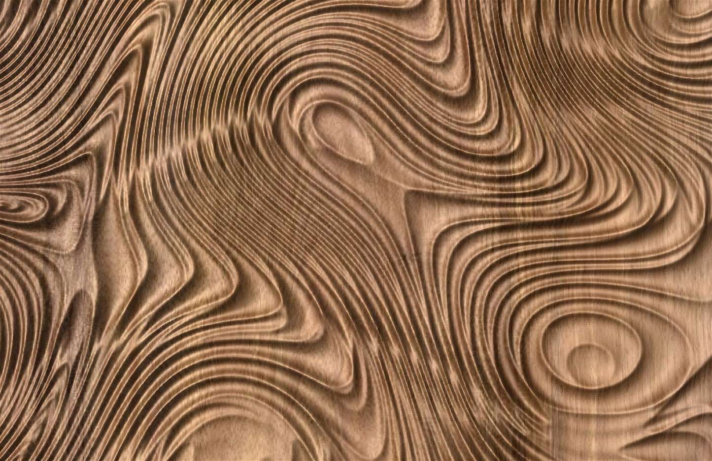 JANII35 Wavy pattern 3D model for CNC machining with software Vectric Aspire, Cut3D, ArtCAM - Bonitum CNC Model Studio